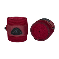 Elastische Fleece-Trainingsbandagen Acavallo, 2er-Set