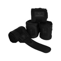 Polo-Bandagen 4er-Set Equestro Schwarz / schwarz