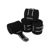 Bandas de polo transpirables Diamond por 4 Equestro Schwarz Bandas de polo transpirables Diamond por 4 Equestro Schwarz