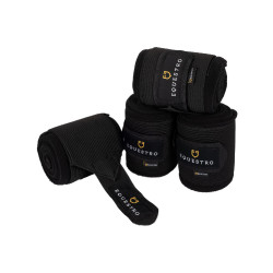 Atmungsaktive Fleece- und Elastik-Arbeitsbandagen im 4er-Set Equestro
