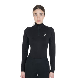 Damen-Funktionsshirt mit langen Ärmeln und enger Passform Equestro Damen-Funktionsshirt mit langen Ärmeln und enger Passform Equestro