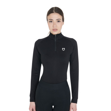 Damen-Funktionsshirt mit langen Ärmeln und enger Passform Equestro Damen-Funktionsshirt mit langen Ärmeln und enger Passform Equestro