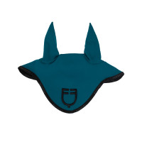 Fliegenhaube aus technischem Gewebe mit GP Equestro-Logo Petrol / Schwarz Blau Fliegenhaube aus technischem Gewebe mit GP Equestro-Logo Petrol / Schwarz Blau