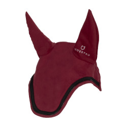 Fliegenhaube aus technischem Stretchstoff mit Logo der Elegance Equestro Kollektion