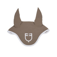 Fliegenhaube aus technischem Gewebe White Line Edition Equestro Walnuss Braun Fliegenhaube aus technischem Gewebe White Line Edition Equestro Walnuss Braun