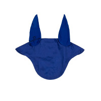 Bonnet anti-mouches poney avec oreilles élastiques collection basique Equestro Bleu royal