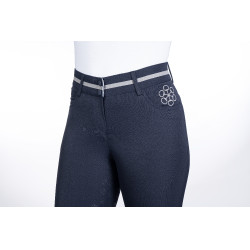 Pantalón Bloomsbury con asiento completo de silicona HKM Dunkelblau