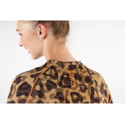 T-Shirt Clolour Breeze Langarm HKM Natürlich Braun