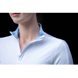 Funktionsshirt Hunter Langarm HKM Weiß Weiß