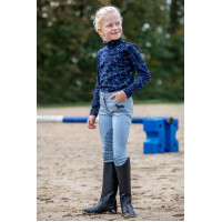 Technisches T-Shirt HKM Bria langarm Dunkelblau