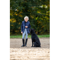 Hose Bria mit Silikon-Besatz HKM Blaugrau