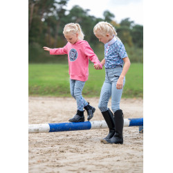 Hose Bria mit Silikon-Besatz HKM Blaugrau