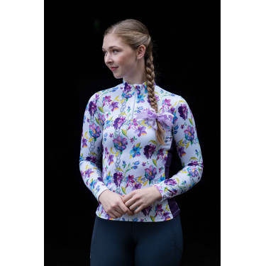 Funktions-T-Shirt Lilac Flower HKM Funktions-T-Shirt Lilac Flower HKM