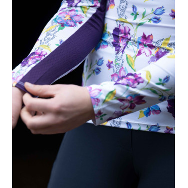 Funktions-T-Shirt Lilac Flower HKM Funktions-T-Shirt Lilac Flower HKM