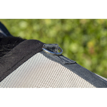 Fliegendecke Fringes Style mit abnehmbarem Halsteil HKM Fliegendecke Fringes Style mit abnehmbarem Halsteil HKM