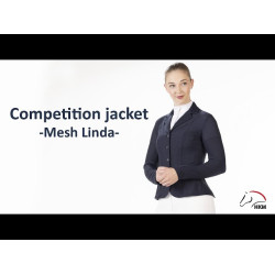 Wettkampfjacke Mesh Linda HKM Dunkelblau