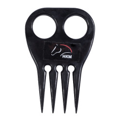 Zopfset für Mähne HKM Schwarz