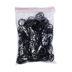 Zopfset für Mähne HKM Schwarz