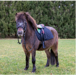 Sattel für Shetland Set Colourful HKM Herz / Schwarz Sattel für Shetland Set Colourful HKM Herz / Schwarz