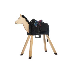 Sattel für Shetland Set Colourful HKM Herz / Schwarz Sattel für Shetland Set Colourful HKM Herz / Schwarz