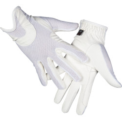 Grip Mesh Handschuhe HKM Weiß Weiß Grip Mesh Handschuhe HKM Weiß Weiß