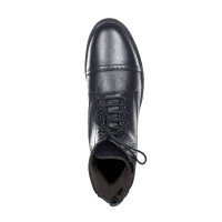 Stiefeletten London mit Gummizug + Reißverschluss HKM Schwarz Stiefeletten London mit Gummizug + Reißverschluss HKM Schwarz