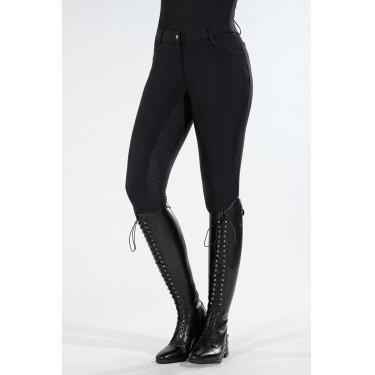 Roségold Glamour Style Reithose mit Vollbesatz aus Sil. HKM Roségold Glamour Style Reithose mit Vollbesatz aus Sil. HKM