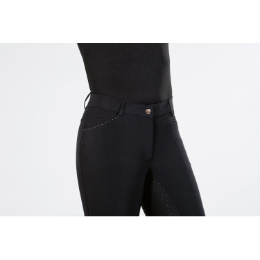 Roségold Glamour Style Reithose mit Vollbesatz aus Sil. HKM Roségold Glamour Style Reithose mit Vollbesatz aus Sil. HKM