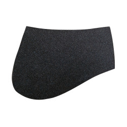 Echt Lammfell Schabracke HKM Schwarz / Natur