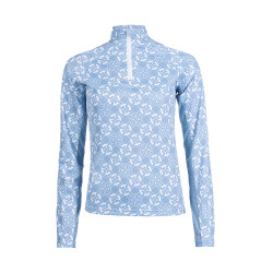 Funktionsshirt Minimal Langarm HKM Rauchblau / Weiß Funktionsshirt Minimal Langarm HKM Rauchblau / Weiß