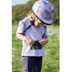 Kurzarm-Sweatshirt Lola Bag HKM Lavendel Lila