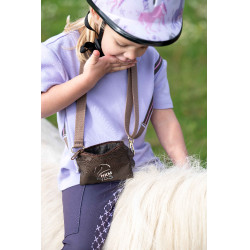 Kurzarm-Sweatshirt Lola Bag HKM Lavendel Lila