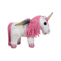 Plüsch-Einhorn HKM Cuddle Pony Weiß Weiß
