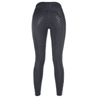 Leggings Mesh mit vollständigem Silikonbesatz HKM Schwarz Leggings Mesh mit vollständigem Silikonbesatz HKM Schwarz