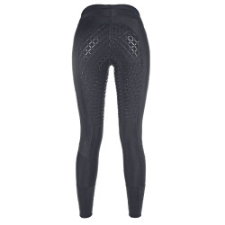 Leggings Mesh mit vollständigem Silikonbesatz HKM Schwarz