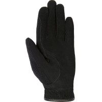 Professionelle Nubuk-Handschuhe HKM Schwarz / schwarz Professionelle Nubuk-Handschuhe HKM Schwarz / schwarz