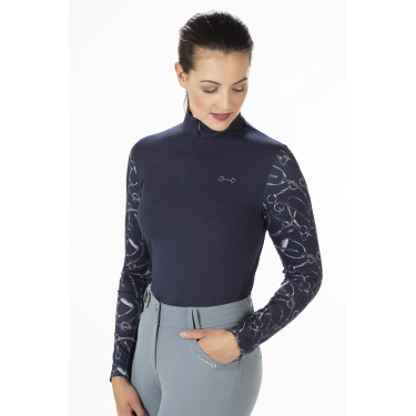 Funktions-T-Shirt Monaco Style HKM Dunkelblau