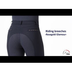 Hose Rosegold Glamour Winter Style HKM Dunkelblau / Roségold Marineblau