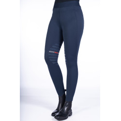 Leggings Sport mit Besatz aus Stoff HKM Dunkelblau