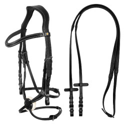 Anatomischer mexikanischer Lederzaum Equestro