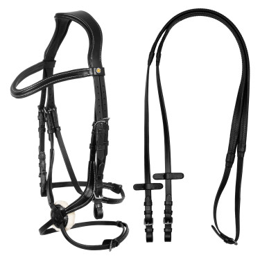 Anatomischer mexikanischer Lederzaum Equestro