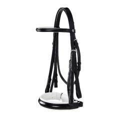 Glattes Leder-Dressurzaumzeug Dressage+ Equestro