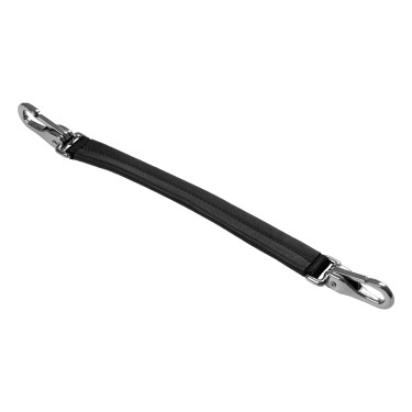 Ledersattelgurt Equestro Schwarz
