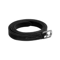 Ledersteigbügelriemen mit Futter Equestro Schwarz Ledersteigbügelriemen mit Futter Equestro Schwarz