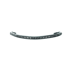 Stirnband aus Leder mit silbernem Clincher Margot Equestro