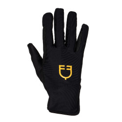 Damenhandschuhe aus speziellem Lycra mit Equestro-Logo