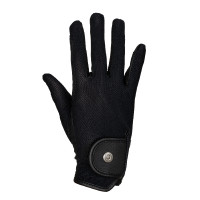 Unisex-Handschuhe aus technischem Gewebe und Mesh Equestro Schwarz Unisex-Handschuhe aus technischem Gewebe und Mesh Equestro Schwarz