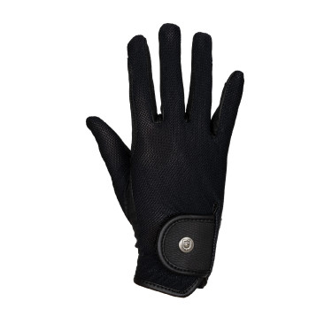 Unisex-Handschuhe aus technischem Gewebe und Mesh Equestro Schwarz Unisex-Handschuhe aus technischem Gewebe und Mesh Equestro Schwarz