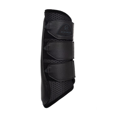 Hintere Gamaschen aus perforiertem Neopren mit dreifachem Klettverschluss Acavallo Hintere Gamaschen aus perforiertem Neopren mit dreifachem Klettverschluss Acavallo
