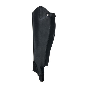 Unisex-Mini-Chaps mit Silikoneinsätzen Gel Grip System Equestro Schwarz